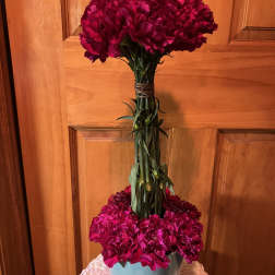 Carnation Topiary