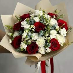Red and White Bouquet