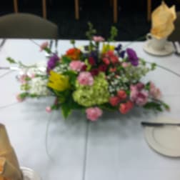 Dinner party flowers..