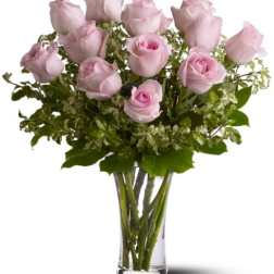 A Dozen Pink Roses