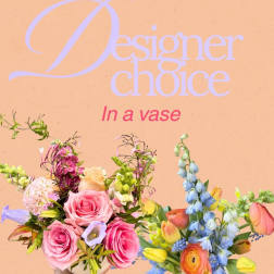 Spring designers choice in a vase