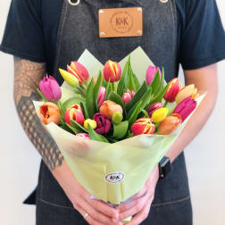 30 Tulips Bouquet Mix