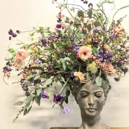Custom Lady Head Vase