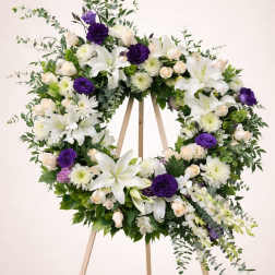 Eternal Peace Heart Wreath