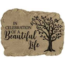 "BEAUTIFUL LIFE" GARDEN STONE