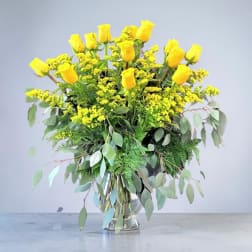 Two Dozen Yellow Roses