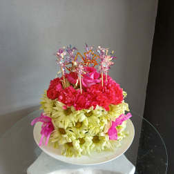Blooming Birthday Cake