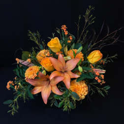 Blossom Bowl with Roses, Color Varies