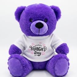 Large Purple Mother's Day Bear