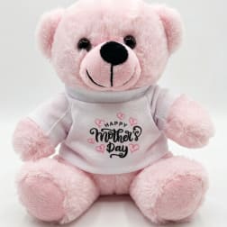 Small Light Pink Mother's Day Bear