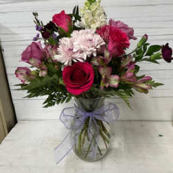 Mixed rose bouquet
