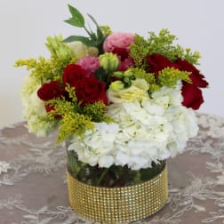 Modern Hydrangea w/ Roses
