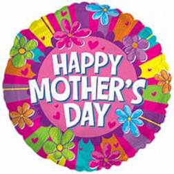 Happy Mothers Day Mylar Balloon (styles vary)
