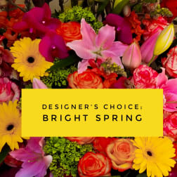 Bright mixed bouquet with lilies, roses, and gerbera daisies