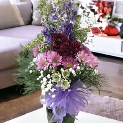 Precious in Purple Vase by Petals