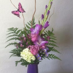 Purple Gladiola Bouquet