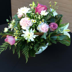Spring rose arrangement