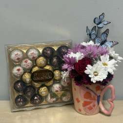 Butterfly Floral & Chocolates