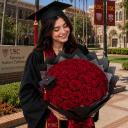 50 red roses for Grad