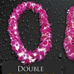 Three pink and white flower leis labeled single, double, and triple.