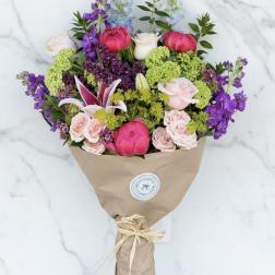 Spring Favorites Wrapped Bouquet