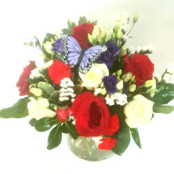 Red white and blue celebration
