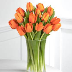 Autumn Fire Tulip Bouquet