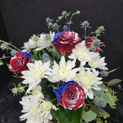 Red, White and bloom