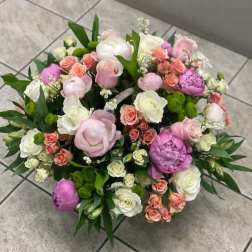 Peonies Paradise Basket