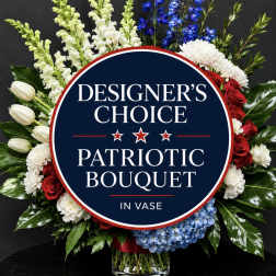 Designers Choice Patriotic Bouquet