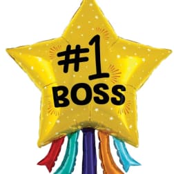 #1 Boss Mylar Balloon (258)
