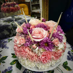 Floral Birthday Cake