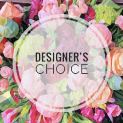 Colorful mixed bouquet with pink and orange blooms