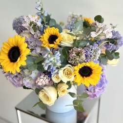 Blue Skies & Sunflowers