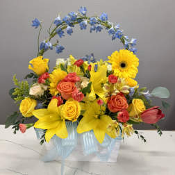 Sunlit Garden Basket