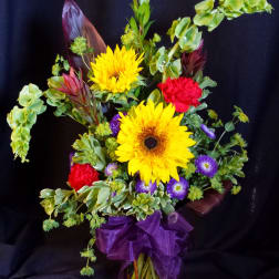Birthday bright bouquet small Cylinder