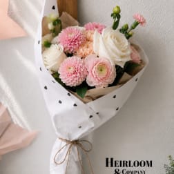 Blush & Ivory Garden Bouquet | Heirloom & Company