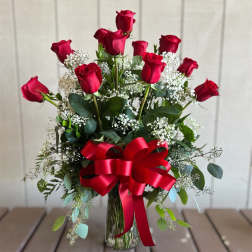 Dozen Long-Stemmed Red Roses