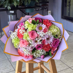 Garden Wrapped Bouquet