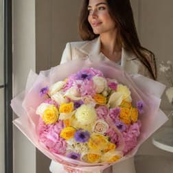 Sunset Pastel Luxury Bouquet