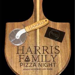Customized Pizza Board with Cutter