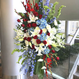 MAGNIFICENT PATRIOT'S LIFE STANDING SPRAY [TT-ANC104]