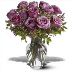 Pretty Pastel Dozen Roses