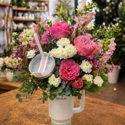Stanley Cup Flower Arrangement