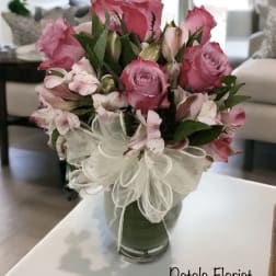 Peruvian Lilies & Roses by Petals