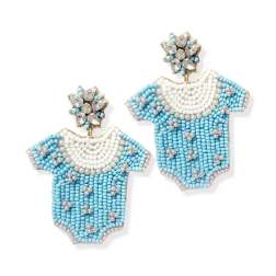 Baby Boy Onesie Earrings