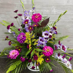 Sympathy Basket-Purple Majesty