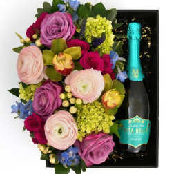 Flora Box Pastel Vita Bella Prosecco