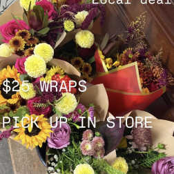 LOCAL OFFER- Seasonal Market Bouquet Wrap