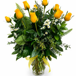 Yellow Roses Long Stem